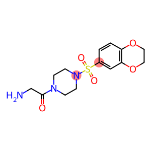 2-AMINO-1-[4-(2,3-DIHYDRO-BENZO[1,4]DIOXINE-6-SULFONYL)-PIPERAZIN-1-YL]-ETHANONE