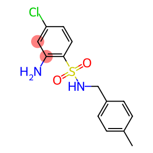 2-amino-4-chloro-N-[(4-methylphenyl)methyl]benzene-1-sulfonamide