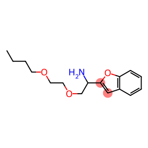 2-[1-amino-2-(2-butoxyethoxy)ethyl]-1-benzofuran