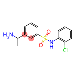 3-(1-aminoethyl)-N-(2-chlorophenyl)benzene-1-sulfonamide