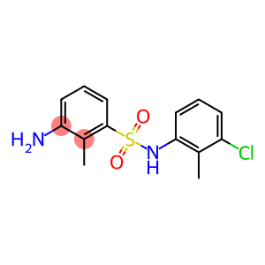 3-amino-N-(3-chloro-2-methylphenyl)-2-methylbenzene-1-sulfonamide