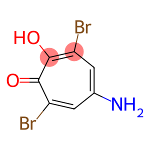 5-AMINO-3,7-DIBROMO-2-HYDROXY-2,4,6-CYCLOHEPTATRIENONE