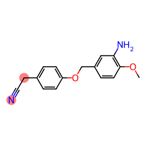2-{4-[(3-amino-4-methoxyphenyl)methoxy]phenyl}acetonitrile