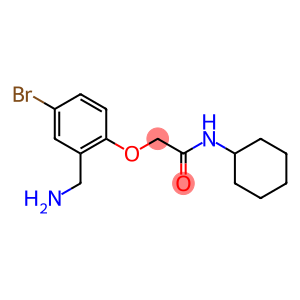 2-[2-(aminomethyl)-4-bromophenoxy]-N-cyclohexylacetamide