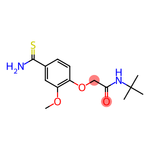 2-[4-(aminocarbonothioyl)-2-methoxyphenoxy]-N-(tert-butyl)acetamide