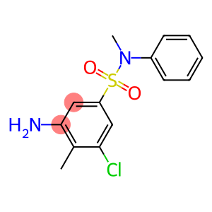 3-amino-5-chloro-N,4-dimethyl-N-phenylbenzene-1-sulfonamide
