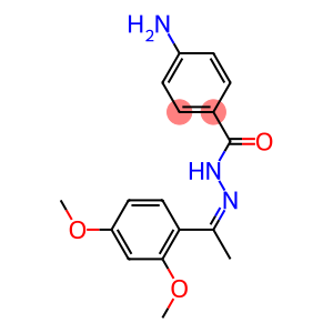 4-amino-N'-[(Z)-1-(2,4-dimethoxyphenyl)ethylidene]benzohydrazide