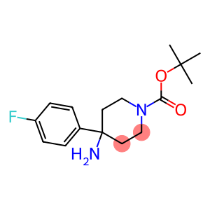 4-Amino-4-(4-fluoro-phenyl)-piperidine-1-carboxylic acid tert-butyl ester