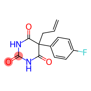 5-Allyl-5-(p-fluorophenyl)-2,4,6(1H,3H,5H)-pyrimidinetrione