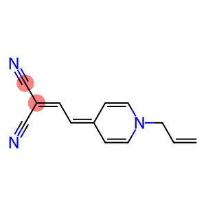2-[2-(1-allylpyridin-4(1H)-ylidene)ethylidene]malononitrile