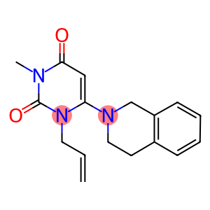 1-ALLYL-6-(3,4-DIHYDROISOQUINOLIN-2(1H)-YL)-3-METHYLPYRIMIDINE-2,4(1H,3H)-DIONE