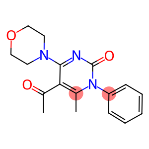 5-ACETYL-6-METHYL-4-MORPHOLIN-4-YL-1-PHENYLPYRIMIDIN-2(1H)-ONE