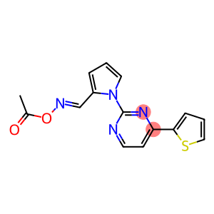 N-(acetyloxy)-N-((Z)-{1-[4-(2-thienyl)-2-pyrimidinyl]-1H-pyrrol-2-yl}methylidene)amine