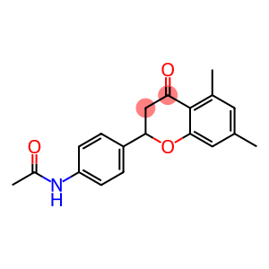 2-(4-Acetylaminophenyl)-5,7-dimethylchroman-4-one