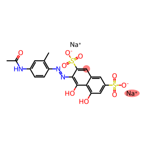 3-[[4-(Acetylamino)-2-methylphenyl]azo]-4,5-dihydroxy-2,7-naphthalenedisulfonic acid disodium salt