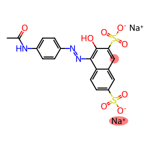 4-[[4-(Acetylamino)phenyl]azo]-3-hydroxy-2,7-naphthalenedisulfonic acid disodium salt