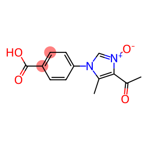 4-[(4-Acetyl-5-methyl-1H-imidazole 3-oxide)-1-yl]benzoic acid