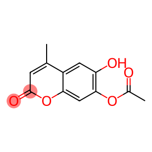 7-Acetoxy-6-hydroxy-4-methylcoumarin