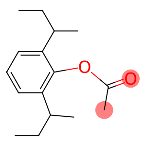 Acetic acid 2,6-di-sec-butylphenyl ester