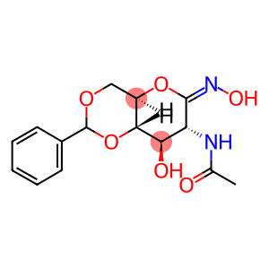 2-ACETAMIDO-4,6-O-BENZYLIDENE-2-DEOXY-D-GLUCONOHYDROXIMO-1,5-LACTONE