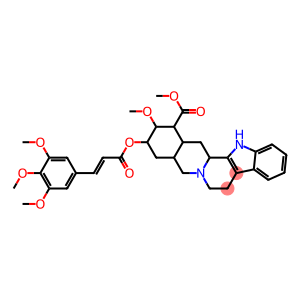 1,2,3,4,4a,5,7,8,13,13b,14,14a-Dodecahydro-2-methoxy-3-[2-(3,4,5-trimethoxyphenyl)vinylcarbonyloxy]benz[g]indolo[2,3-a]quinolizine-1-carboxylic acid methyl ester