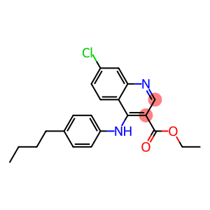 4-[[4-Butylphenyl]amino]-7-chloroquinoline-3-carboxylic acid ethyl ester
