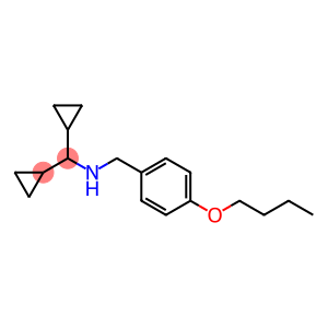 [(4-butoxyphenyl)methyl](dicyclopropylmethyl)amine