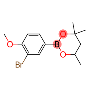 2-(3-Bromo-4-methoxyphenyl)-4,4,6-trimethyl-1,3,2-dioxaborinane