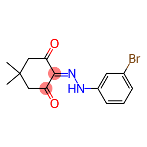 2-[2-(3-bromophenyl)hydrazono]-5,5-dimethylcyclohexane-1,3-dione