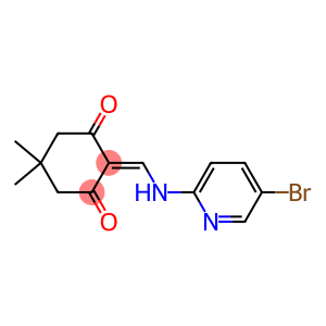 2-{[(5-bromo-2-pyridinyl)amino]methylene}-5,5-dimethyl-1,3-cyclohexanedione