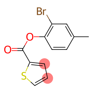 2-bromo-4-methylphenyl thiophene-2-carboxylate