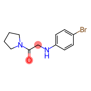 2-[(4-bromophenyl)amino]-1-(pyrrolidin-1-yl)ethan-1-one