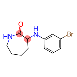 3-[(3-bromophenyl)amino]azepan-2-one