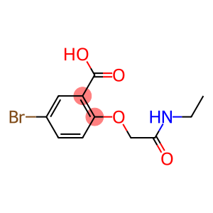 5-bromo-2-[(ethylcarbamoyl)methoxy]benzoic acid