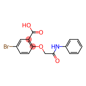 5-bromo-2-[(phenylcarbamoyl)methoxy]benzoic acid