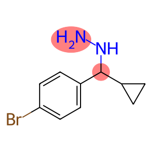 1-((4-bromophenyl)(cyclopropyl)methyl)hydrazine