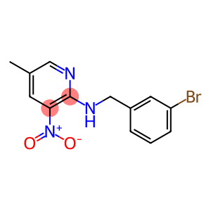 (3-Bromo-benzyl)-(5-methyl-3-nitro-pyridin-2-yl)-amine