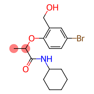 2-[4-bromo-2-(hydroxymethyl)phenoxy]-N-cyclohexylpropanamide