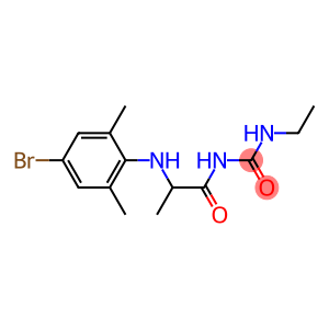 1-{2-[(4-bromo-2,6-dimethylphenyl)amino]propanoyl}-3-ethylurea