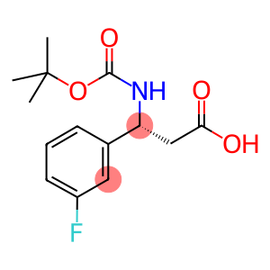 (R)-3-TERT-BUTOXYCARBONYLAMINO-3-(3-FLUORO-PHENYL)-PROPIONIC ACID