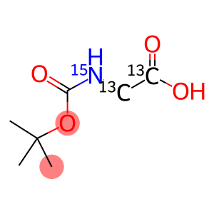 N-(tert-Butoxycarbonyl)glycine-13C2,15N,  Glycine-13C2,15N,  N-t-Boc  derivative