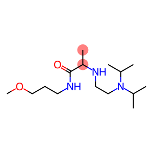 2-({2-[bis(propan-2-yl)amino]ethyl}amino)-N-(3-methoxypropyl)propanamide