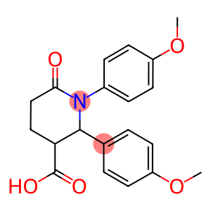 1,2-BIS(4-METHOXYPHENYL)-6-OXOPIPERIDINE-3-CARBOXYLIC ACID