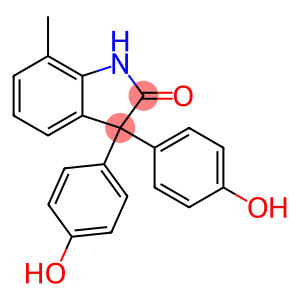 3,3-Bis(4-hydroxyphenyl)-7-methylindolin-2-one