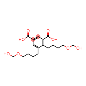 4,5-Bis[4-(hydroxymethoxy)butyl]isophthalic acid