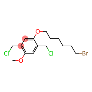 2,5-bis(chloromethyl)-1-methoxy-4-(6-bromohexyloxy)benzene