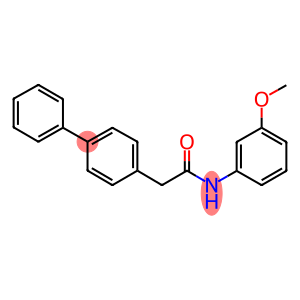 2-[1,1'-biphenyl]-4-yl-N-(3-methoxyphenyl)acetamide