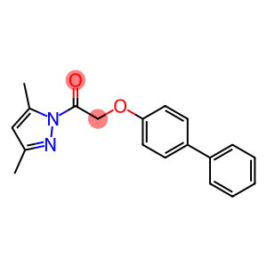 2-([1,1'-biphenyl]-4-yloxy)-1-(3,5-dimethyl-1H-pyrazol-1-yl)-1-ethanone