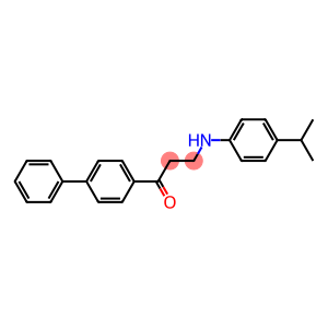 1-[1,1'-biphenyl]-4-yl-3-(4-isopropylanilino)-1-propanone