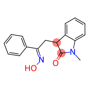 3-(B-(HYDROXYIMINO)PHENETHYL)-1-METHYL-2-INDOLINONE